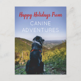 Grußkarte für Hunde Walker Pet Care Holiday Feiertagspostkarte