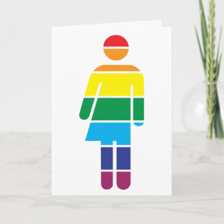 Grußkarte für LGBT und Transgender Karte