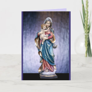 Grußkarte für Mary und Jesus Karte