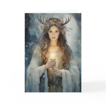 Grußkarte für mystisches Weihnachten