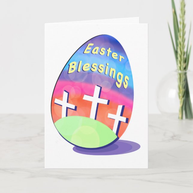Grußkarte für Ostern Dankeskarte (Vorderseite)