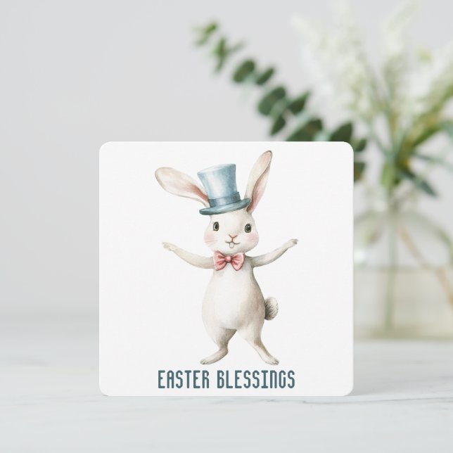 Grußkarte für Ostern Dankeskarte (Stehend Vorderseite)