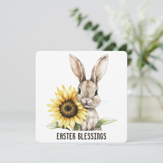 Grußkarte für Ostern Dankeskarte (Stehend Vorderseite)