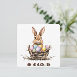 Grußkarte für Ostern Dankeskarte