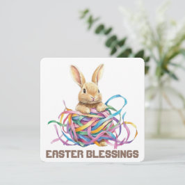 Grußkarte für Ostern Dankeskarte