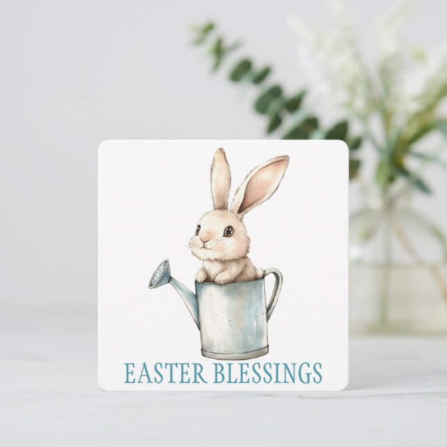 Grußkarte für Ostern Dankeskarte (Stehend Vorderseite)