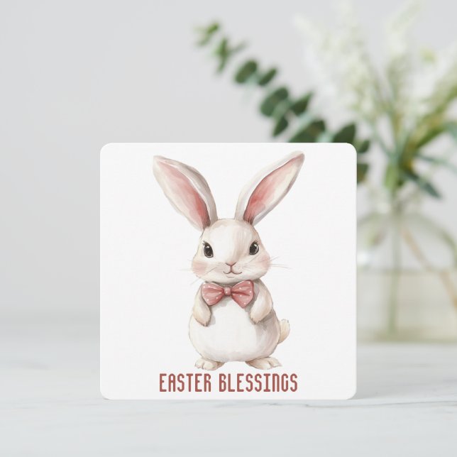 Grußkarte für Ostern Dankeskarte (Stehend Vorderseite)