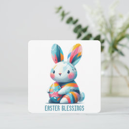 Grußkarte für Ostern Dankeskarte