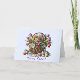 Grußkarte für Ostern Dankeskarte