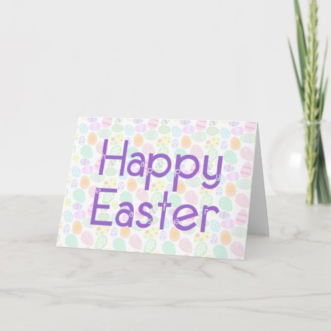 Grußkarte für Ostern Feiertagskarte (Vorderseite)