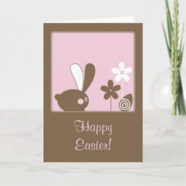 Grußkarte für Ostern Feiertagskarte
