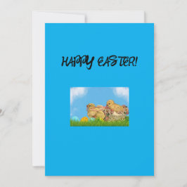 Grußkarte für Ostern Feiertagskarte