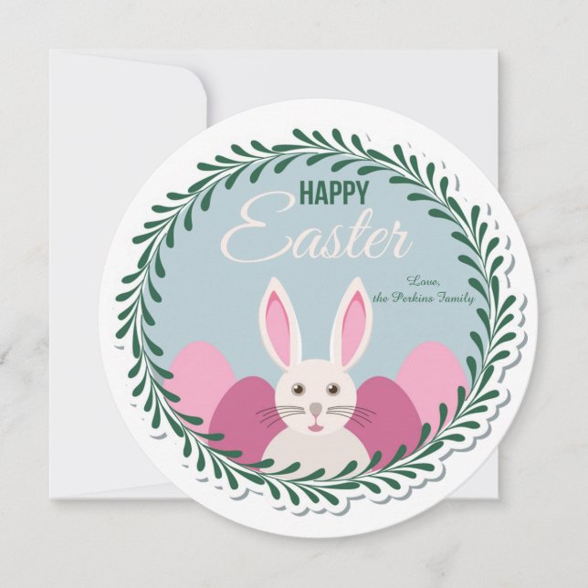 Grußkarte für Ostern Feiertagskarte (Vorderseite)