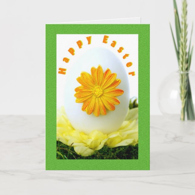 Grußkarte für Ostern Feiertagskarte (Vorderseite)