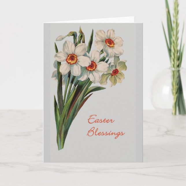 Grußkarte für Ostern Feiertagskarte (Vorderseite)