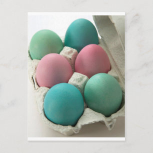 Grußkarte für Ostern Feiertagspostkarte