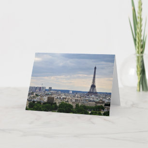 Grußkarte für Paris Karte