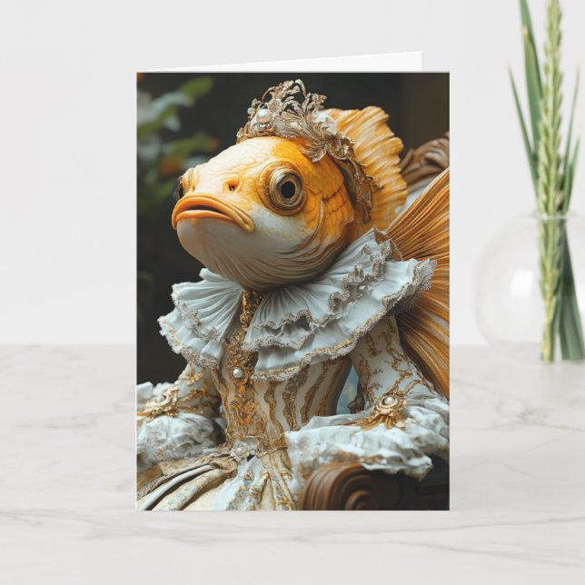 Grußkarte für Royal Fish Karte (Vorderseite)