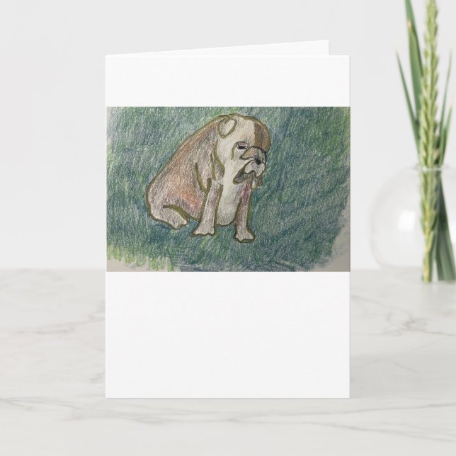 Grußkarte für SBulldog Karte (Vorderseite)