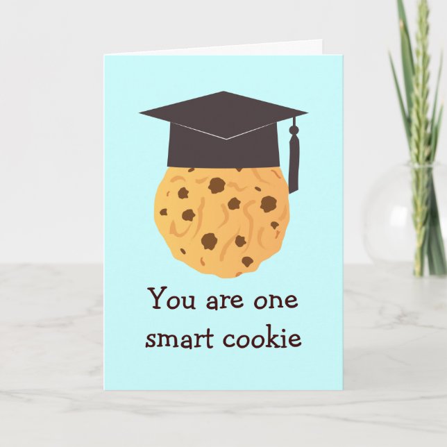 Grußkarte für Smart Cookie Abschluss Karte (Vorderseite)