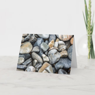 Grußkarte für Strandsteine Karte