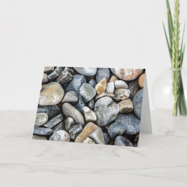 Grußkarte für Strandsteine Karte (Vorderseite)