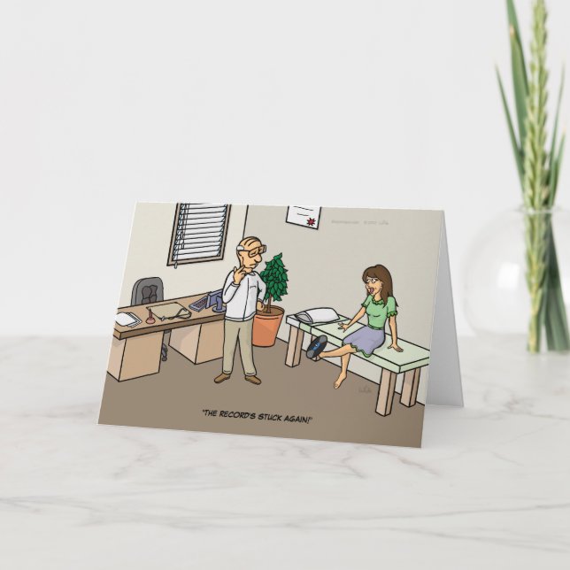 Grußkarte für Stuck Karte (Vorderseite)