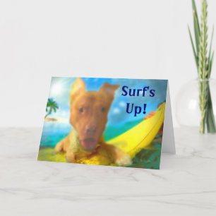 Grußkarte für Surfer Typ Karte