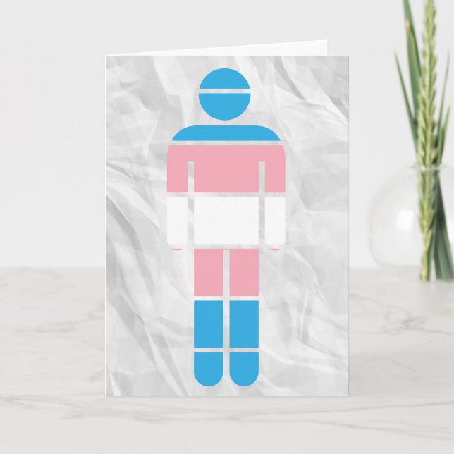 Grußkarte für transgender Typ Karte (Vorderseite)