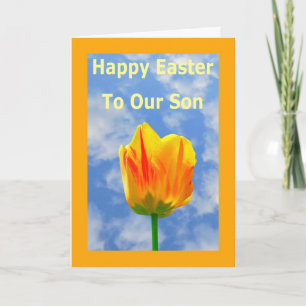 Grußkarte für unseren Sohn zu Ostern Feiertagskarte
