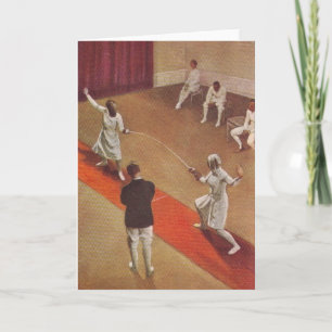 Grußkarte für Vintage Frauen Karte