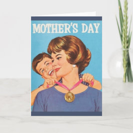 Grußkarte für Vintage Mutter Karte