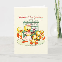 Grußkarte für Vintage Mutter Karte