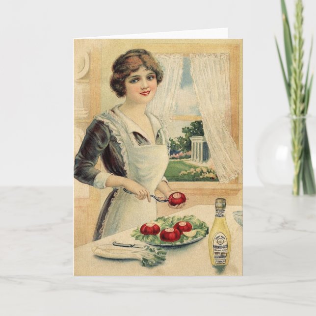 Grußkarte für Vintage Mutter Karte (Vorderseite)