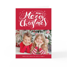 Grußkarte für Weihnachten Foto