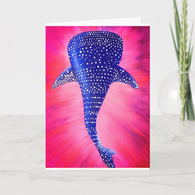 Grußkarte für Whale Karte (Vorderseite)