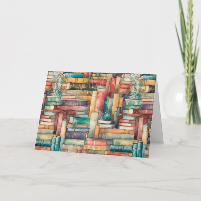 Grußkarte für Whimsical Books Dankeskarte (Vorderseite)