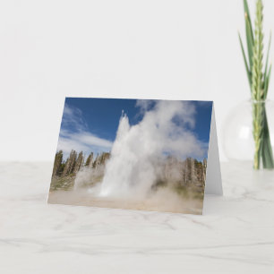 Grußkarte Grand Geyser Karte