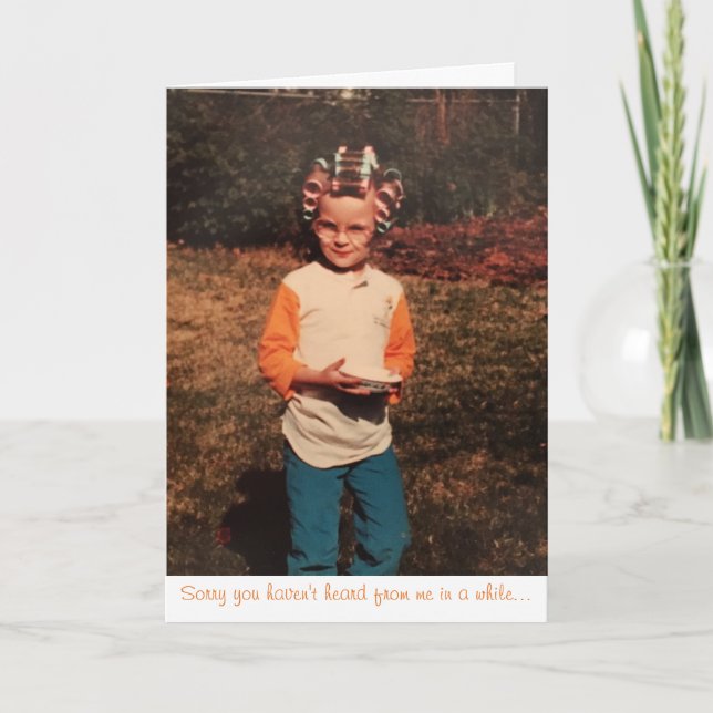 Grußkarte "Größe" Karte (Vorderseite)