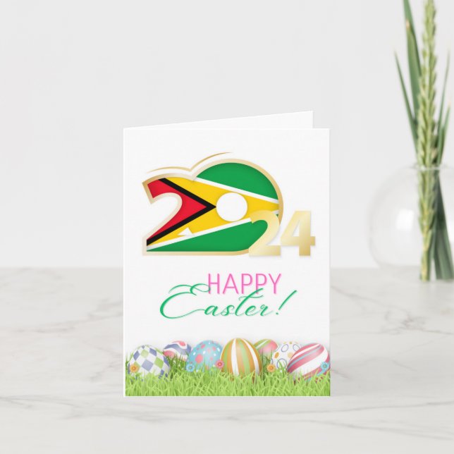Grußkarte "Guyana" für Ostern 2024 Karte (Vorderseite)