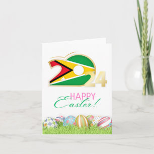 Grußkarte "Guyana" für Ostern 2024 Karte