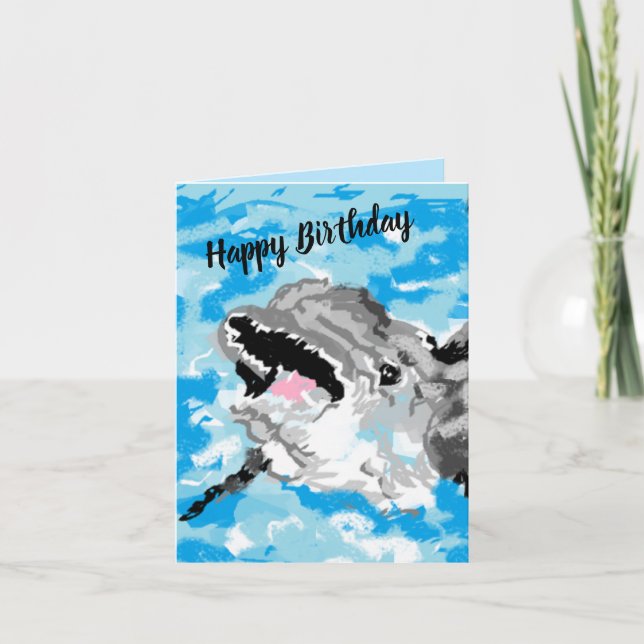 Grußkarte : Happy Birthday Karte (Vorderseite)