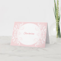 Grußkarte, Hochzeitseinladung, rosa, floral,