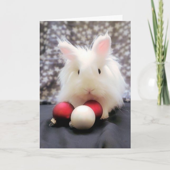 Grußkarte "Hoppy Holidays" Feiertagskarte (Vorderseite)