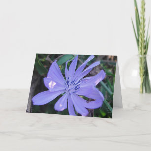 Grußkarte hübsche blaue Blume Karte