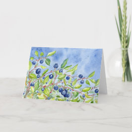 Grußkarte "Huckleberries" Karte