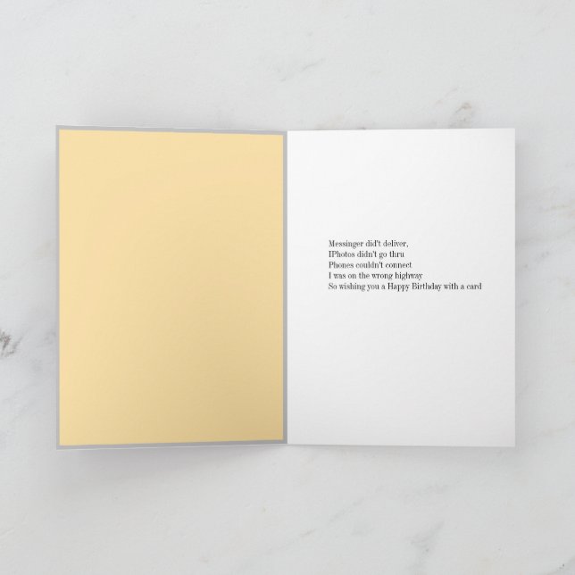 Grußkarte Karte (Innenseite)