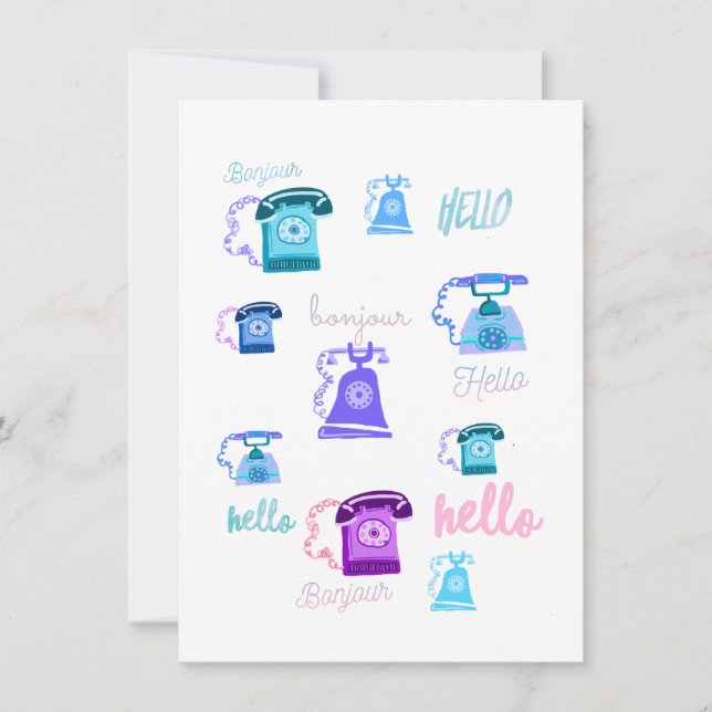 Grußkarte Karte (Vorderseite)