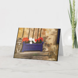 Grußkarte (Katze) Karte