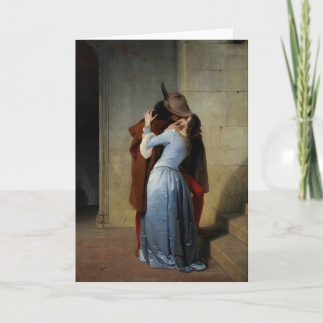 Grußkarte Kiss/Il Bacio Karte (Vorderseite)